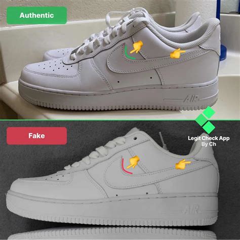 how to spot fake nike air force 1|nike air force 1 authentication.